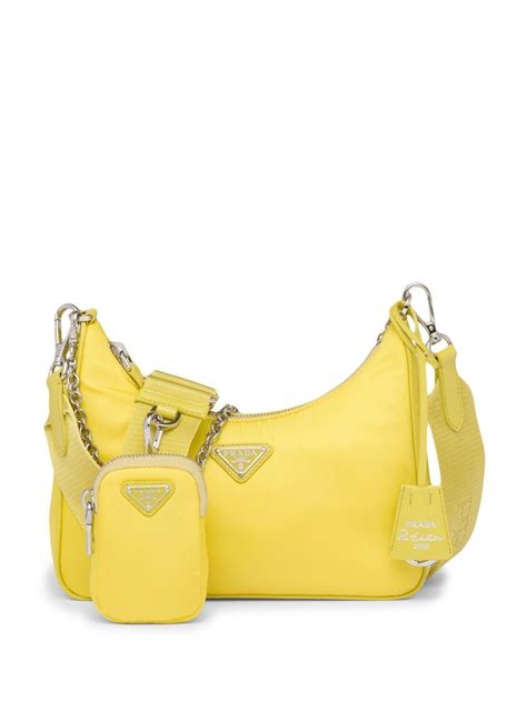 prada re-edition 2005 nylon bag yellow|Prada re nylon crossbody bag.